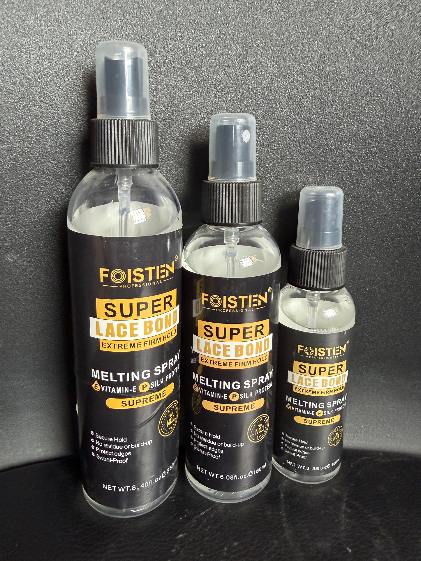 Lace bonding spray