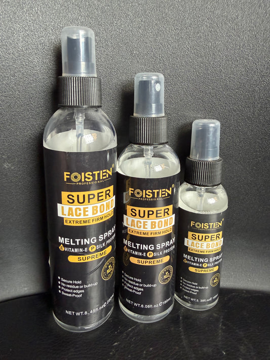 Lace bonding spray